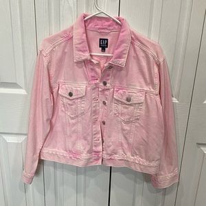 NWT GAP Pink Jean Jacket